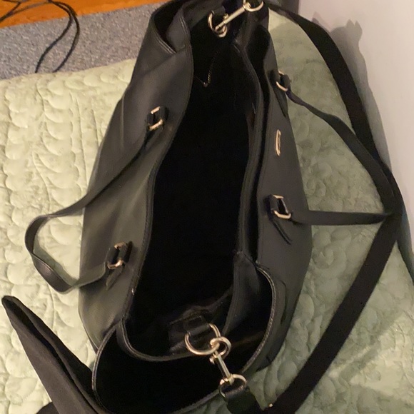 Coach leather diaper bag- black - Picture 2 of 5